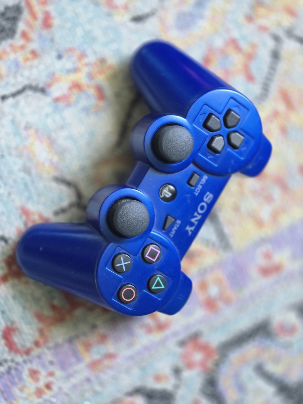 Sony Blue Dual Analog Gaming Controller